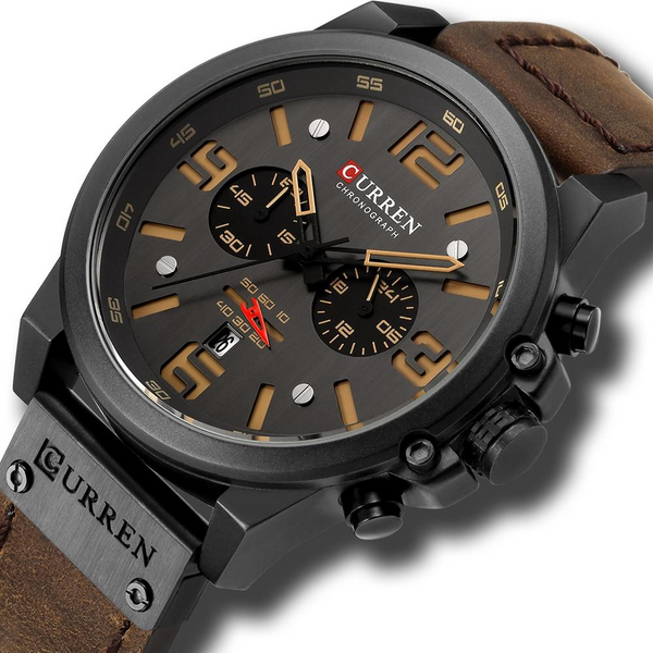 CURREN Mens Watches  Waterproof