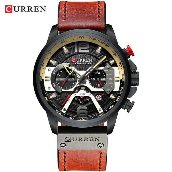 CURREN Men Watches  Waterproof